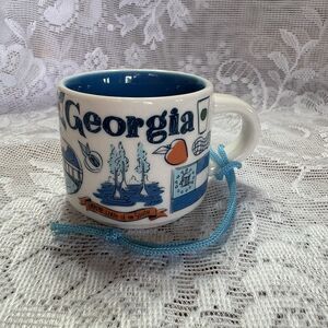 Starbucks Georgia Demitasse Mini Mug Been There Series 2oz Cup Ornament